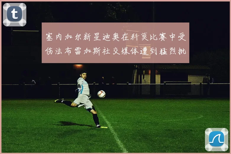 塞内加尔新星迪奥在科莫比赛中受伤法布雷加斯社交媒体遭到猛烈批评